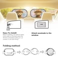 thumbnail image 5 of Yuyamidu Cute Highland Cow Car Window Shades Car Sun Shades 2 PCS Adorable Side Window Automotive Sunshades for Baby Car Back Window Sunshades, 5 of 7