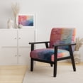 thumbnail image 2 of Designart « Abstract Collage III » Fauteuil d'Appoint Rembourré à Écusson Rose - Fauteuil Moderne pour Chambre, 2 of 7