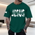 thumbnail image 3 of Christian T Shirts for Men 2026 Summer Casual Short Sleeve Crewneck Jesus The Way The Truth The Life Graphic Tees, 3 of 5