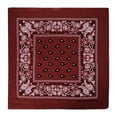 thumbnail image 7 of BASICO 6pk Wine Paisley Bandana Face Covering | 100% Cotton Bandana for Men Women | Face Bandana Headband, 7 of 7
