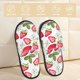 thumbnail image 2 of Balery Strawberry1 Pantuflas de Casa de Felpa Silenciosas con Diseño Estampado, Zapatillas Cómodas Antideslizantes de Algodón para Interior-Large, 2 of 8