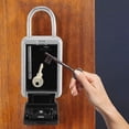 thumbnail image 4 of Key Box Storage 4-Digit Metal Password Padlock Holder Anti-theft Door Hanging Combination Lock Organizer for Security Indoors, Outdoors, 4 of 5