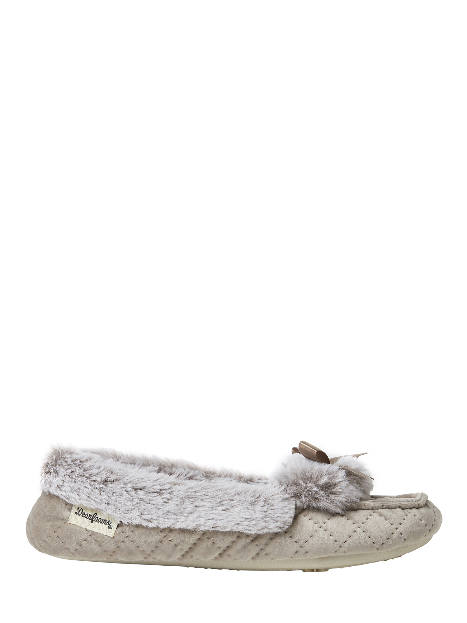 calistoga women's vegan suede faux fur moccasin