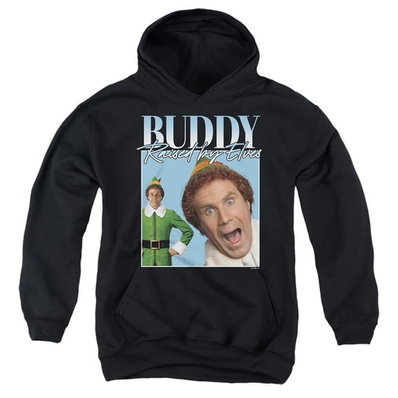 Elf Buddy Christmas Homage Kids Hoodie for Youth Boys and Girls