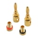 thumbnail image 4 of Riwesomey 1 Juego de conectores Banana de 4mm, conector de cable de altavoz chapado en oro, receptores estéreo de seguridad, adaptador de enchufe Vehículos, repuestos y accesorios Mis 24St Riwesomey VI002440-01, 4 of 6