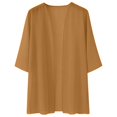 thumbnail image 4 of Women's Cardigan Daily Outerwear Colored Sun Protective Jacket Scarf, 4 of 4