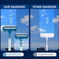 thumbnail image 5 of Window Screen Cleaning Brush 2-in-1 brush squeegee removes dust dirt water stains fast extendable rod for patio door porch screen cleaning home use, 5 of 8