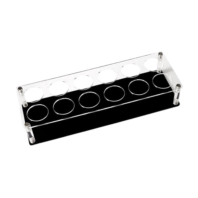 Soporte acrílico para copas de vino, estante para vasos de whisky, vitrina expositora, accesorios de bar, bandeja de degustación para bar doméstico, 12 agujeros 105 cm