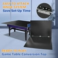 thumbnail image 6 of Table Tennis Tables 6*3ft Black Mid-Size Ping Pong Conversion Top Foldable & Portable Table Tennis Table Top for Indoor Games,Indoor Table Tennis Tables, 6 of 12