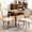 Beige, variant on Dark Gray Fabric Main Color | Fit for Modern Dining Rooms | Sit Comfortably on a Density Foam Cushion