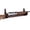 Dark Walnut, variant on Rush Creek Creations Single Gun Wall Rack for Rifles/Shotguns, Engineered Wood American Cherry