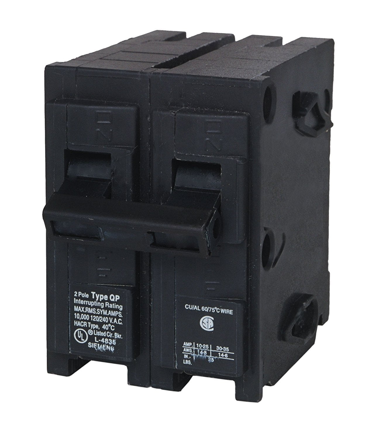 Type RC 38 Circuit Breaker DOUBLE USED 2 Pole 50-50 Amp