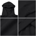 thumbnail image 4 of Nwiuh Boys Balaclava Hoodies Double Hooded Pullover Windproof Hoodie with Mask Ski Sweatshirts Jacket for Boys Girls Kids (Dark Gray, 12-13 Years), 4 of 9