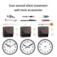 thumbnail image 2 of 2025 Latest Model DIY Clock Repair Parts Silent Quartz Movement Kit with Fork, 2 of 5