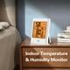 thumbnail image 4 of Termómetro digital para interiores Higrómetro | Monitor de temperatura y humedad de alta precisión | Pantalla LCD doble | Retroiluminación táctil | Interruptor °C/°F | Montaje magnético | para, 4 of 5