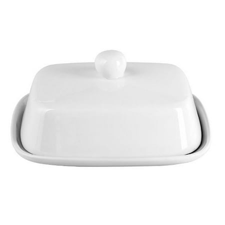 

Decorative Butter Plate Dessert Storage Tray with Lid Kitchen Gadget Butter Tray