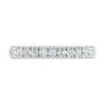 thumbnail image 3 of 1/2 Carat Round Diamond Wedding Band Ring in 14K White Gold (Ring Size 7.75) (SI1-SI2 Clarity), 3 of 4