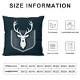 thumbnail image 5 of Leisuo Deer Case Decorative Cushions Covers for Home Living Room Bed Sofa Bedroom Decor Cases Square Outdoor, 5 of 5