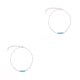 thumbnail image 2 of Guardurnaity Tobilleras Cadena de pie flexible Joyería turquesa Accesorios de playa Regalos del día de San Valentín de tobillo para mujeres niñas plata 2piezas Guardurnaity CBP253443, 2 of 6