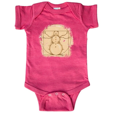 

Inktastic Da Vinci s Snowman Gift Baby Boy or Baby Girl Bodysuit