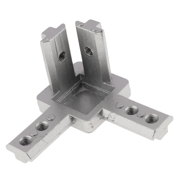 Cuerpo en apariencia De L Conector De Esquina Interior De 3 Vías 90 Para De Extrusión De Aluminio Con Ranura En T 4040 Serie EU shamjiam