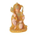 thumbnail image 2 of Indian Hindu Monkey God Buddha Statues Hanuman Figurine Lucky Gift Banmo, 2 of 4