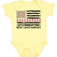 thumbnail image 3 of Inktastic Breast Cancer Awareness Pink Ribbons and Flag Boys or Girls Baby Bodysuit, 3 of 5