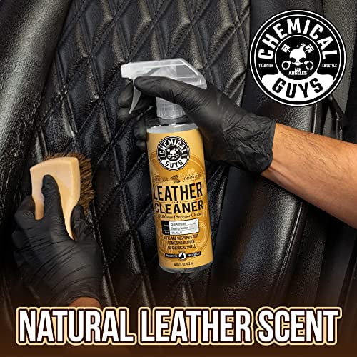 Chemical Guys SPI_109_16 Leather Cleaner and Leather Conditioner Kit for  Use on Leather Apparel, Furniture, Car