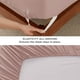 thumbnail image 5 of Juego de sábanas Bedsure GentleSoft Deep Pocket Queen Dusty Pink, 5 of 9