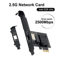 thumbnail image 4 of Tarjeta de red PCI-E a RJ45 de 2500 Mbps con chip I226, adaptador LAN PCIe RJ45 Gigabit Ethernet de 100/1000/2500 Mbps para ordenador portátil., 4 of 5