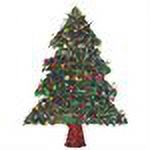 F C Young 194442 18 in. Tinsel Christmas Tree Holiday Decoration - Green - Pack of 6