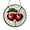 Acrylic 3.5 Inch, variant on Stained Glass Cherry Fruit Suncatcher Window Decor Sun Catcher Bright Kitchen Home Decoration