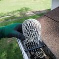 thumbnail image 6 of Slatcetga Lightweight Aluminum Gutter Guard Strainer Mesh Gutter Downspout Guard for Leaf Rain Filter, 6 of 7