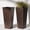 Bronze, variant on WORTH 28" H. 2-Pack Metal Steel Tapered Planter,Tall Heavy Duty Modern Flower Plant Pot,Indoor Outdoor Garden Patio Front Porch, Commercial & Residential All-Weather,No Assembly Required - Bronze