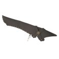 thumbnail image 4 of Carcaj De Flecha Trasera De Tiro Con Arco, Práctica Bolsa De Almacenamiento De Carcaj De Flecha De Tiro Con Hebilla Ajustable De PU Para Arco Recurvo ANGGREK Gris, 4 of 8