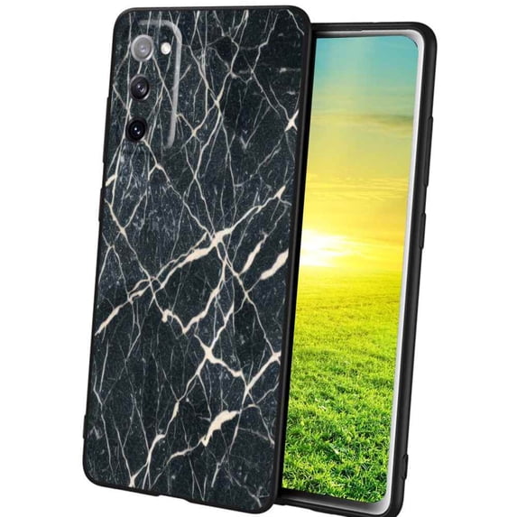Dark-Marble-207 Phone Case, Degined for Samsung Galaxy A02S(US Model) Case Men Women, Flexible Silicone Shockproof Case for Samsung Galaxy A02S(US Model)