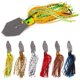 thumbnail image 1 of Señuelos de pesca, 6 uds., 10cm, 11g, señuelos de pesca con plantilla con cuchillas, plantillas de pesca multicolores para lubina, trucha, leucomas, 1 of 5