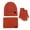 Orange, variant on Baqcunre Scarf, Hat, Glove Set, Women&Men Autumn Winter Warm Cute Wool Hat Scarf Gloves Slouchy Three Winter Snow Knit Cap Screen Mittens Scarves Sets, Scarf for Women, ,