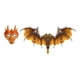 thumbnail image 1 of de máscara de ala para disfraz de Halloween de dragón para adultos, duradero, cómodo de llevar Dorado jinwen Disfraz de juego de simulación, 1 of 8