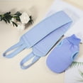 thumbnail image 6 of Unique Bargains 1 Set Bath Brush Set Body Scrubber Set for Bath for Shower 22.83"x3.54" Blue, 6 of 6