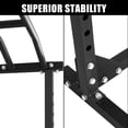 thumbnail image 6 of Multi-Function Power Cage Squat Rack with Adjustable Safety Bars, Pull Up Bar for Home Fitness Weight Training, 6 of 6