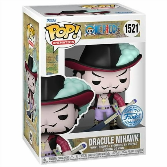 Funko Pop! Anime: One Piece Dracule Mihawk Exclusive Vinyl Figure #1521