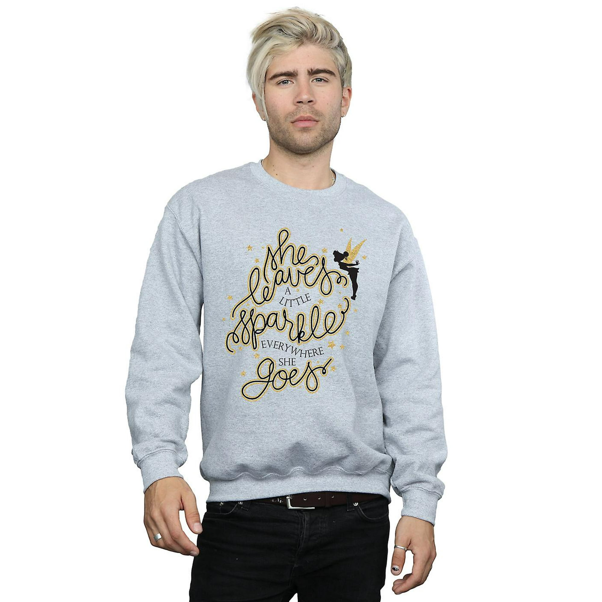 Sebneei Disney Men s Tinkerbell Stars Sweatshirt Other