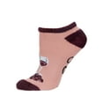 thumbnail image 4 of MeMoi Women's Give Up Wine Low-Cut Non-Skid Socks - Womens - Female, 9-11, Blush, 4 of 4