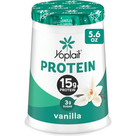 Yoplait Protein Yogurt Cultured Dairy Snack Cup, Vanilla Flavored, 5.6 oz