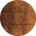 thumbnail image 1 of Ahgly Company Indoor Round Oriental Orange Industrial Area Rugs, 4' Round, 1 of 4