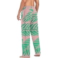 thumbnail image 6 of Tropical Palm Leaves Ghost Pajama Pants, Men's Lounge Pants Light with Drawstring and Pockets, Christmas New Year Birthday Father's Day Gifts, Small, 6 of 7