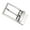Silver, variant on Reversible Buckle for Men Women Rectangular Single Tooth Rotating Belt