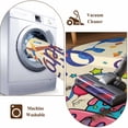 thumbnail image 6 of Happy Birthday Area Rugs 3x5 ft Ribbon Cake Gift Balloon Modern Celebration Washable Rug Non Slip Indoor Carpet Absorbent Floor Mat for Living Room Bedroom Dining Room, 6 of 9
