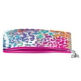 thumbnail image 6 of Justice Rainbow Cheetah Pencil Pouch, with Multi-Color Glitter Confetti Accents, 6 of 8